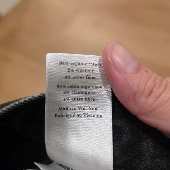 Everlane Uniform Slim 4-Way Stretch Organic Jeans Mens Fits 32x29 Faded Black - Picture 5 of 14